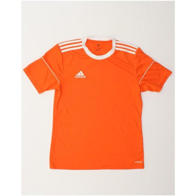 Adidas Men's T-shirt - Orange - S on Productcaster.