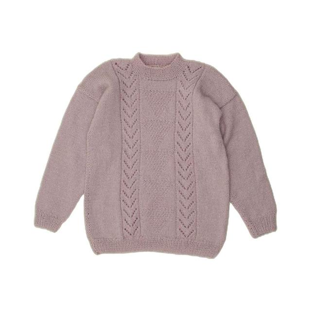 Vintage Women's Jumper - Purple - S on Productcaster.