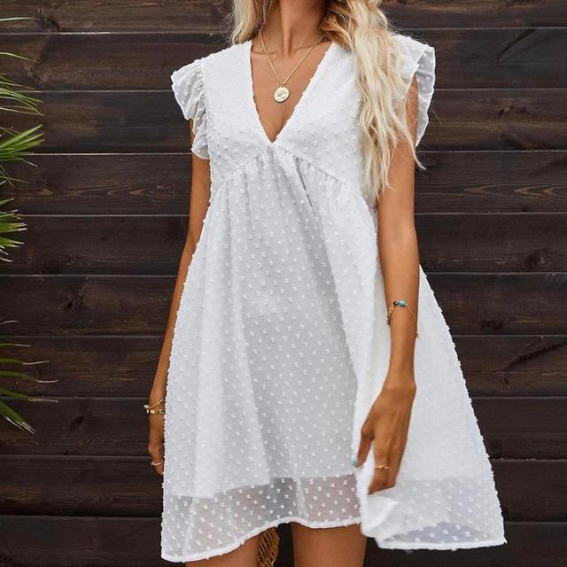 Women's Dress - White - 12 on Productcaster.