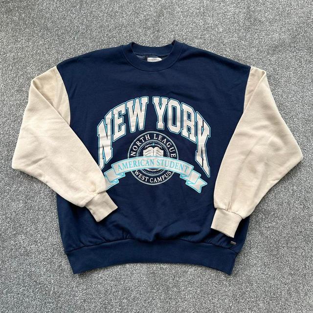 Pull&Bear Women's Sweatshirt - Blue - S on Productcaster.