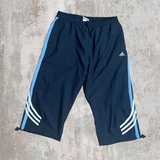 Adidas Men's Shorts - Navy/White - L on Productcaster.