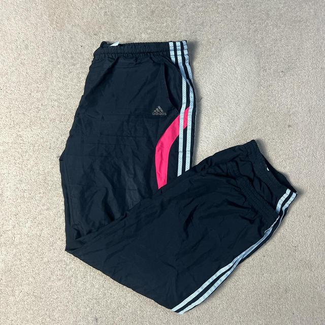 Adidas Women's Sweatpants - Black/Pink - M on Productcaster.