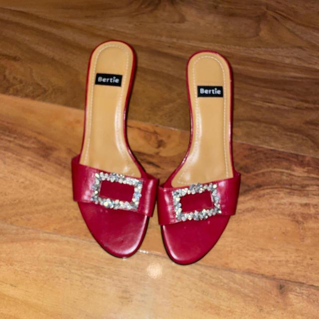 Bertie Women's Mules - Red - UK 4 on Productcaster.