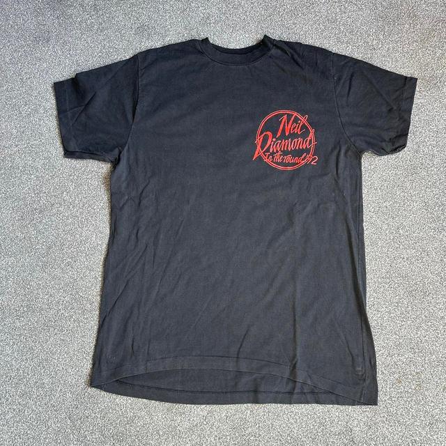 Men's T-shirt - Black/Red - S on Productcaster.