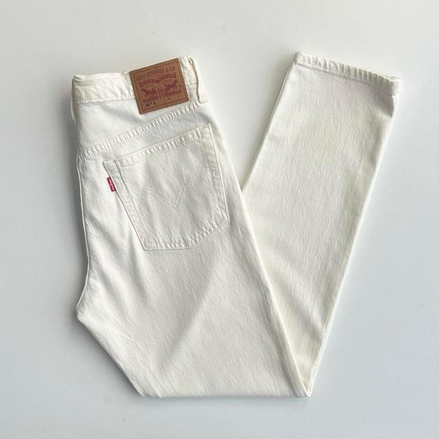 Levi's Men's Jeans - Cream - 28" on Productcaster.