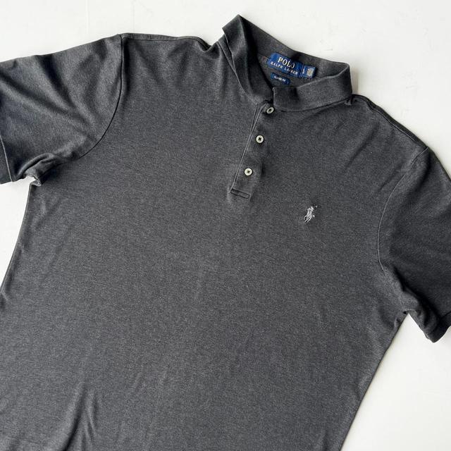 Polo Ralph Lauren Men's Polo shirt - Grey - L on Productcaster.