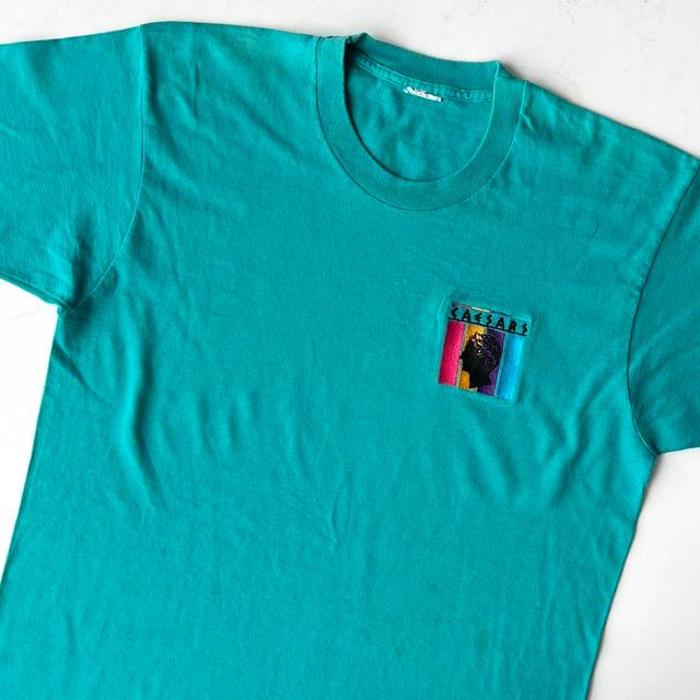 Men's T-shirt - Green/Blue - M on Productcaster.