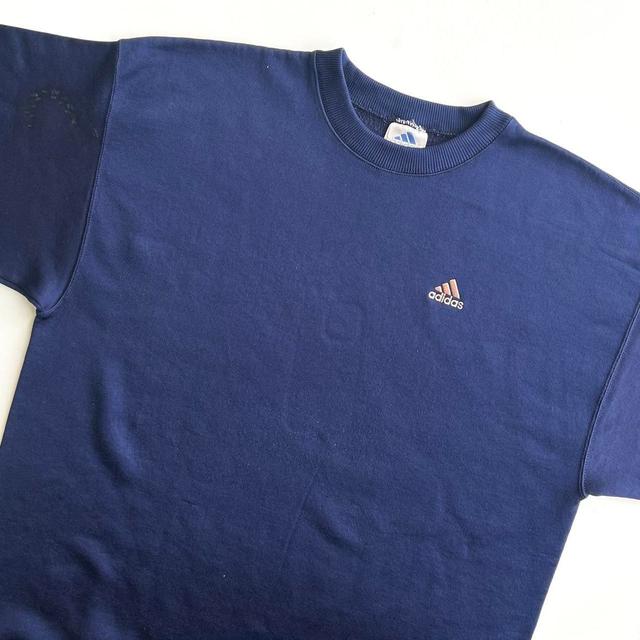 Adidas Men's Sweatshirt - Navy - XL on Productcaster.