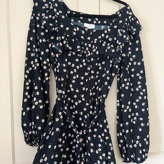 Topshop Women's Playsuit - Navy - UK 12 on Productcaster.