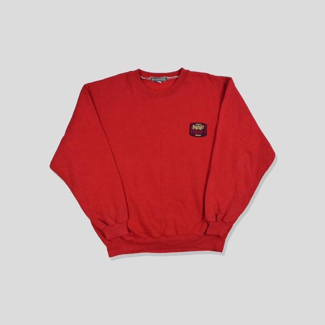 Naf Naf Men's Sweatshirt - Red - M on Productcaster.