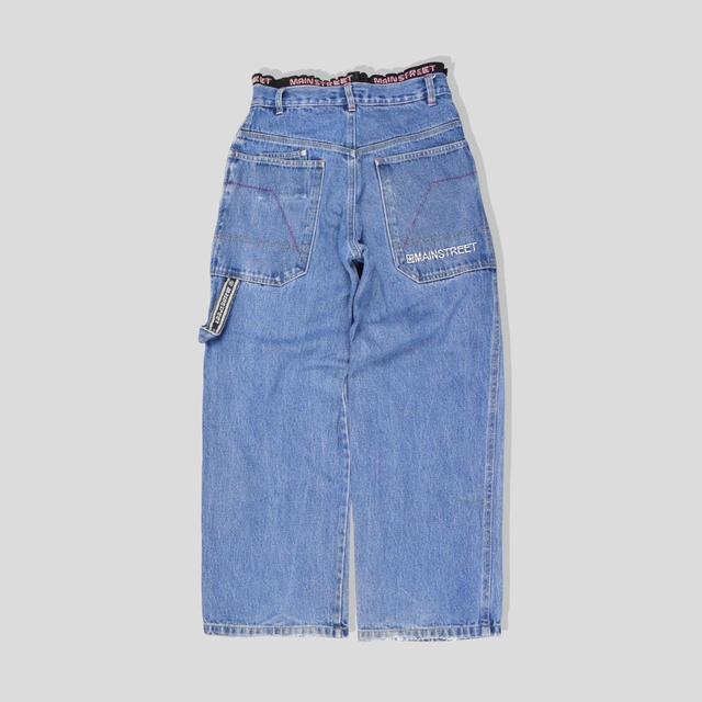 Vintage Women's Wide leg Jeans - Blue - 26" on Productcaster.