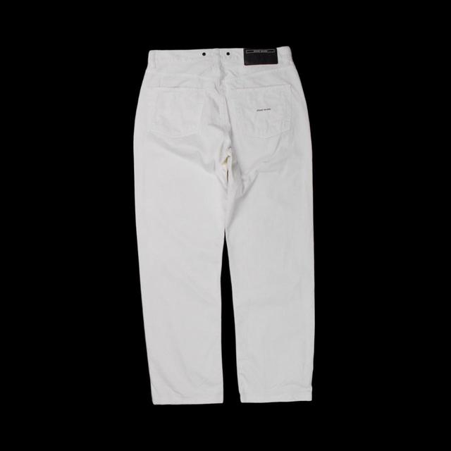 Stone Island Men's Straight leg Jeans - White - 32" on Productcaster.