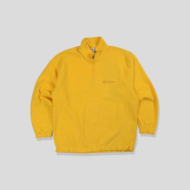 Sergio Tacchini Men's Jumper - Yellow - L on Productcaster.