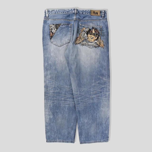 Vintage Men's Straight leg Jeans - Blue - 36" on Productcaster.