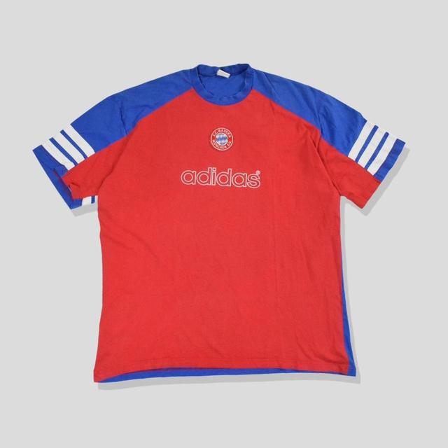 Adidas Men's T-shirt - Red - L on Productcaster.