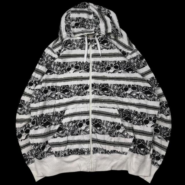 Vintage Men's Hoodie - White - XXL on Productcaster.