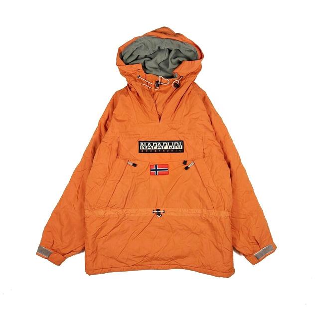 Napapijri Men's Puffer Jacket - Orange - XXL on Productcaster.