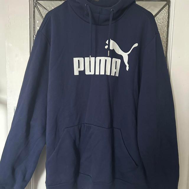 Puma Men's Hoodie - Navy - XXL on Productcaster.