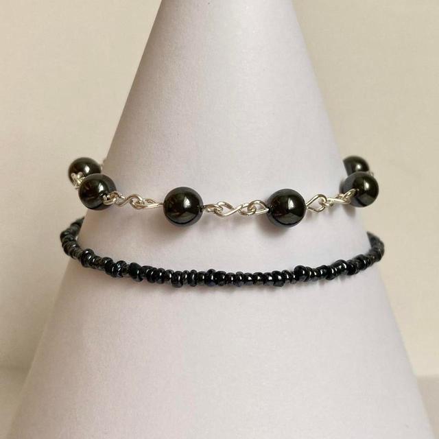 Handmade Women's Bracelet - Silver on Productcaster.