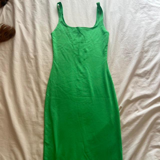 Zara Women's Dress - Green - S on Productcaster.