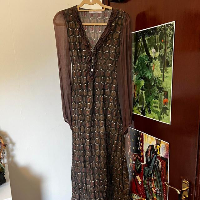 Women's Dress - Brown/Multi - M on Productcaster.