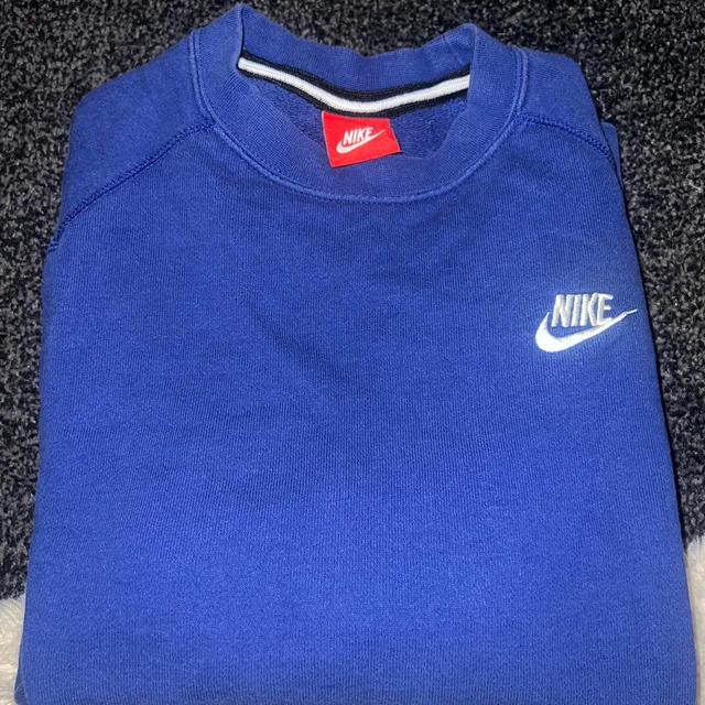 Nike Women's Jumper - Blue/Navy - M on Productcaster.