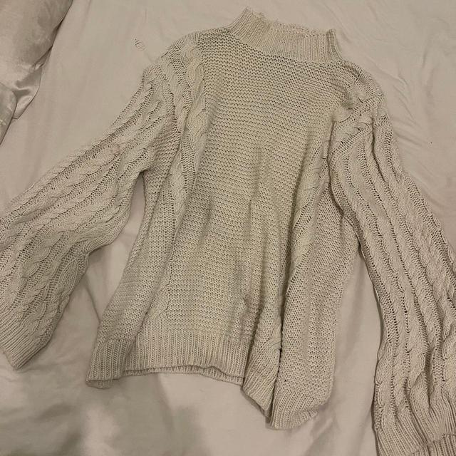 Women's Jumper - Cream - S on Productcaster.