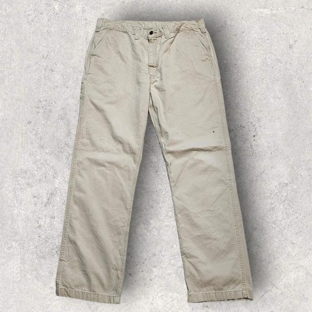 Carhartt Men's Jeans - Tan/Cream - 40" on Productcaster.