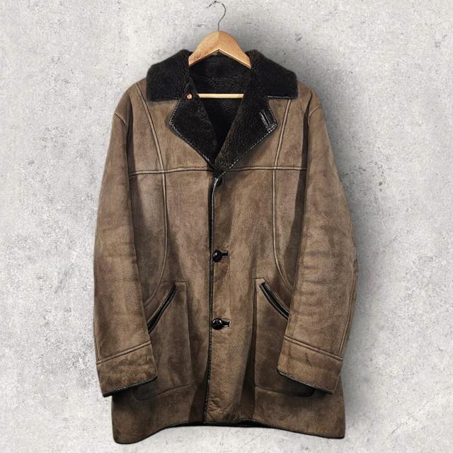 Men's Coat - Brown - L on Productcaster.