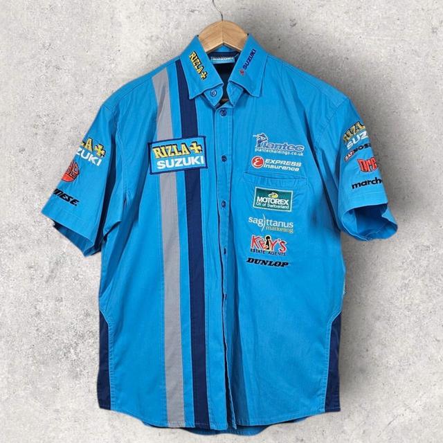 Suzuki Men's Shirt - Blue - S on Productcaster.