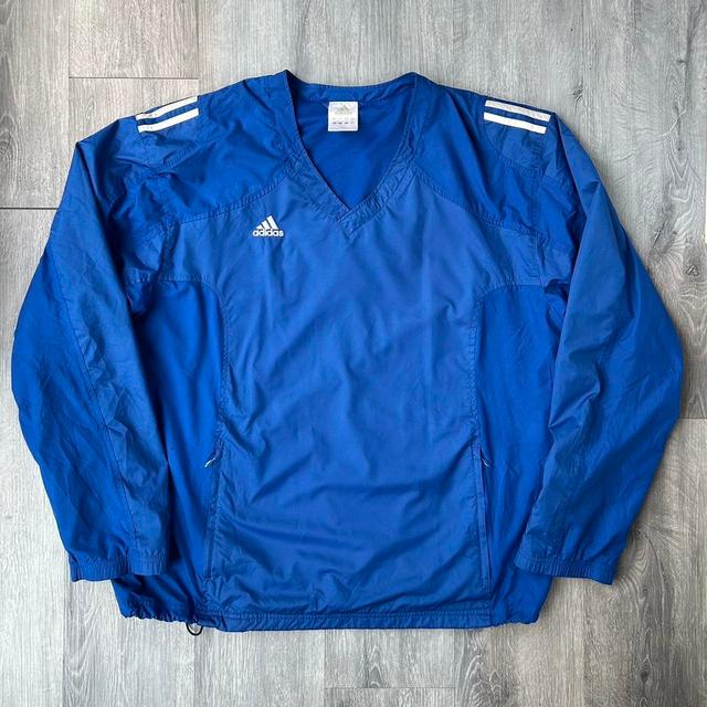 Adidas Men's Sweatshirt - Blue - XL on Productcaster.