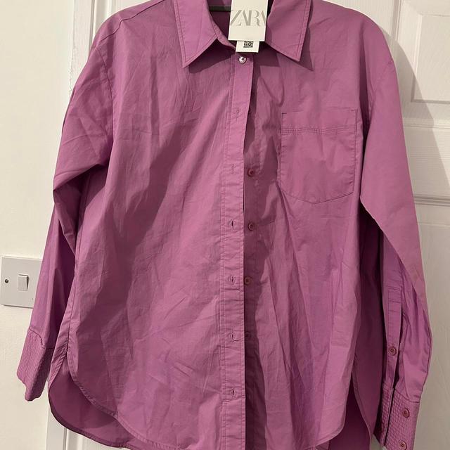 Zara Women's Shirt - Purple - S on Productcaster.