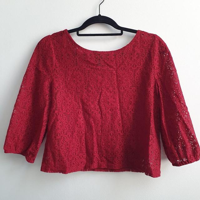 New Look Women's Top - Red - 12 on Productcaster.