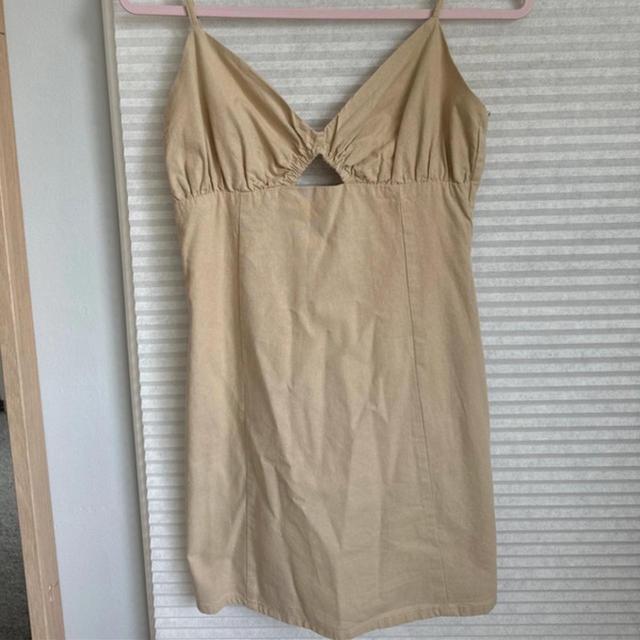 Bershka Women's Dress - Tan - 8 on Productcaster.