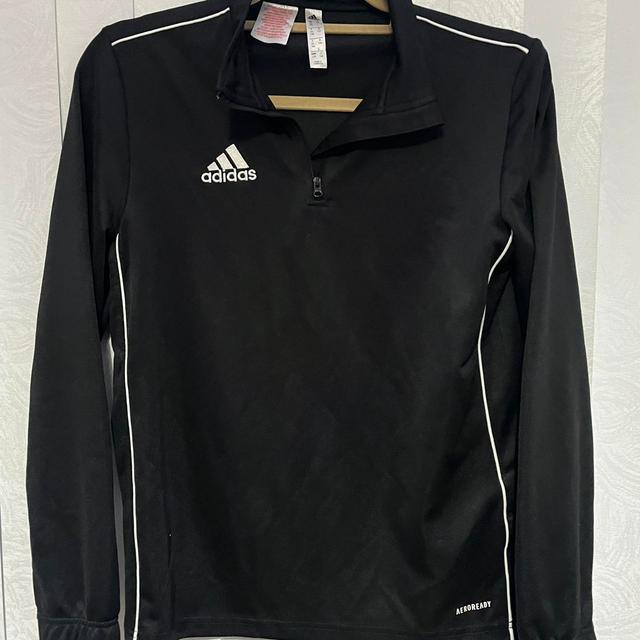 Adidas Men's Lightweight Jacket - Black/White - M on Productcaster.