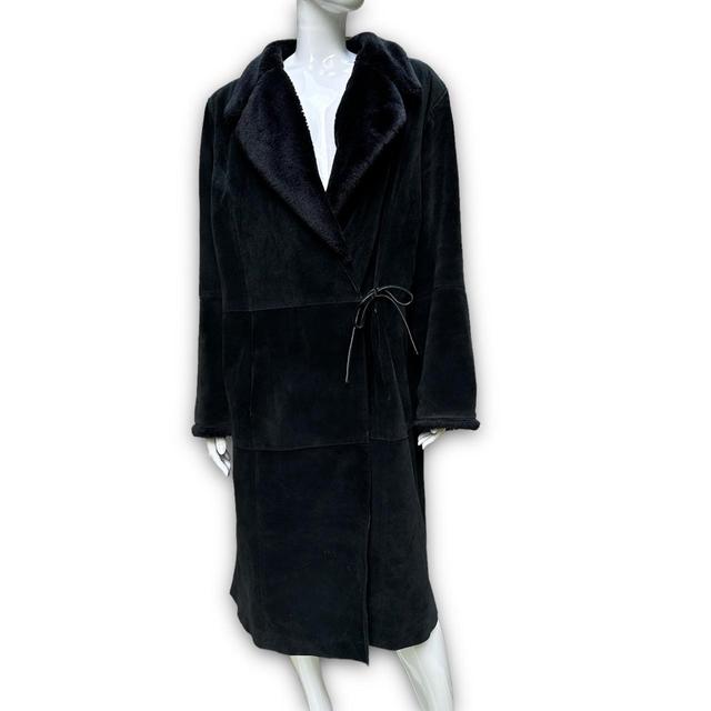 Vintage Women's Polyester Coat - Black on Productcaster.