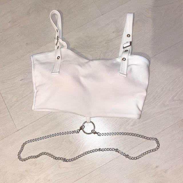 Women's Crop top - White - 6 on Productcaster.