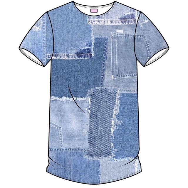 Handmade Men's T-shirt - Blue - S on Productcaster.