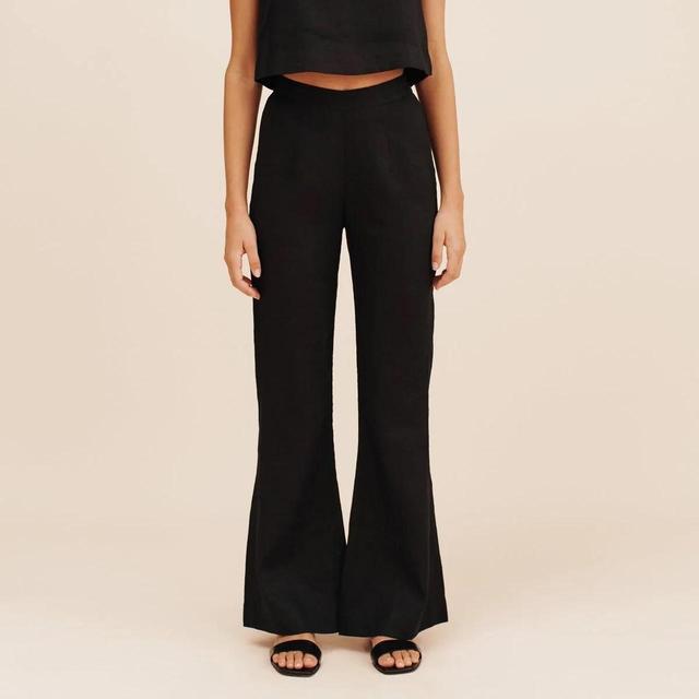 Posse Women's Flare Trousers - Black - M on Productcaster.