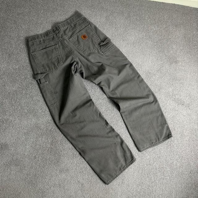 Carhartt Men's Cargo Trousers - Grey - 32" on Productcaster.