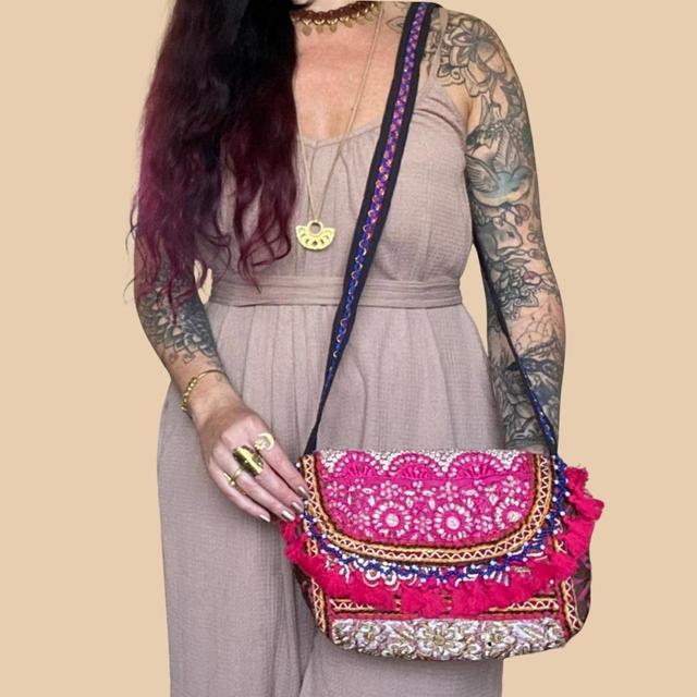 Women's Bag - Pink/Multi on Productcaster.