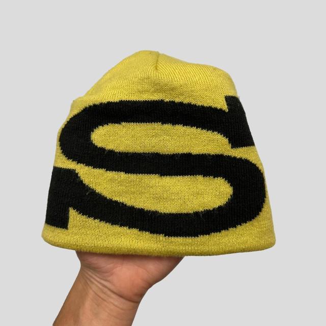 Stüssy Men's Beanies - Yellow/Black on Productcaster.