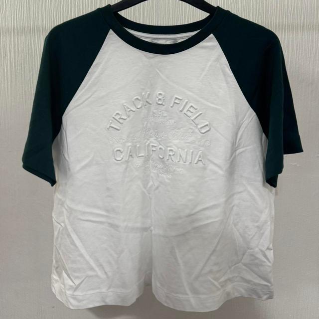 Next Women's T-shirt - White/Green - 14 on Productcaster.