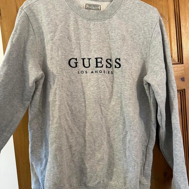 Guess Men's Jumper - Grey - S on Productcaster.