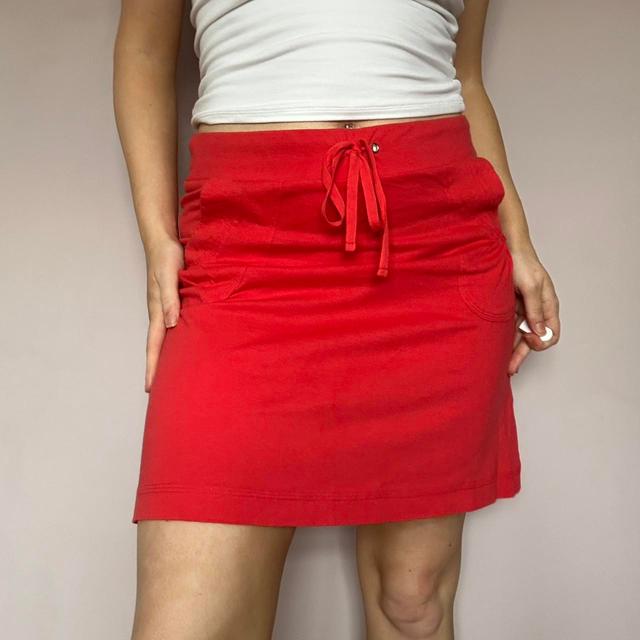 Vintage Women's Festival Skirt - Red - UK 12 on Productcaster.