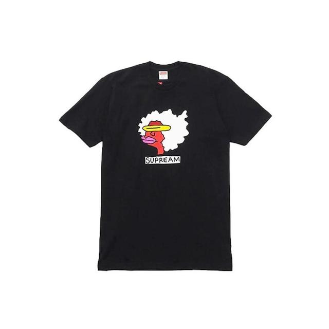 Supreme Men's T-shirt - Black/White - M on Productcaster.