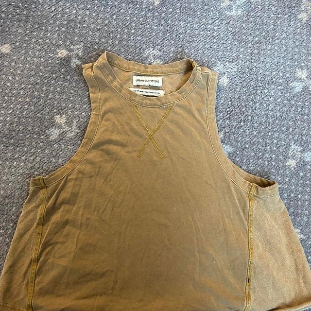 Urban Outfitters Women's Vest - Gold/Yellow - XS on Productcaster.