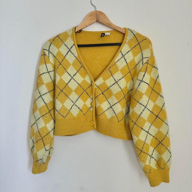 H&M Women's Cardigan - Yellow - 8 on Productcaster.