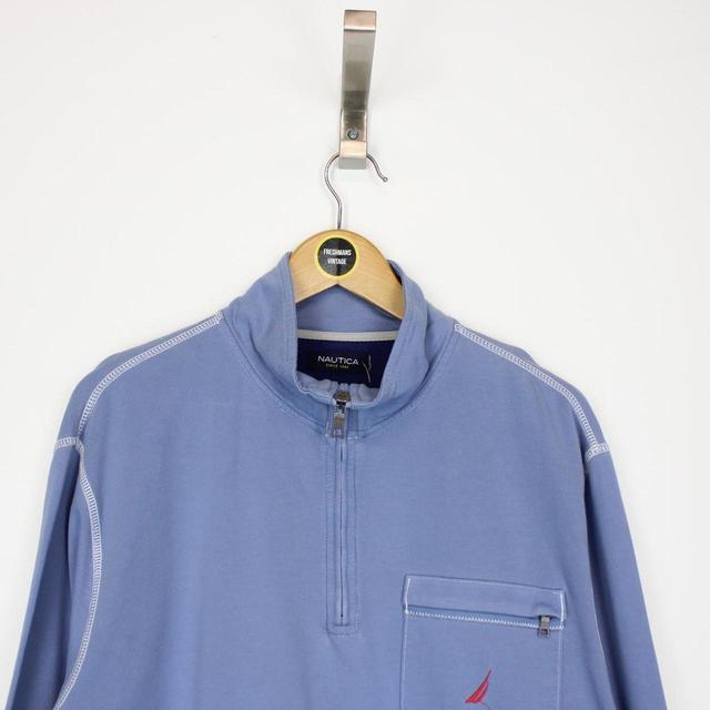 Nautica Men's Sweatshirt - Blue - XL on Productcaster.