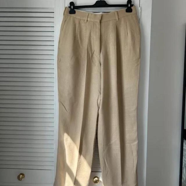 COS Women's Trousers - Cream - UK 10 on Productcaster.